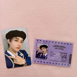 straykids 韓国ペンミ　トレカ　学生証　バンチャン(アイドルグッズ)