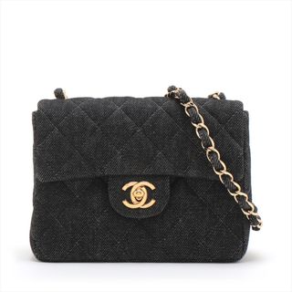 シャネル(CHANEL)のシャネル  デニム  ブラック レディース ショルダーバッグ(ショルダーバッグ)