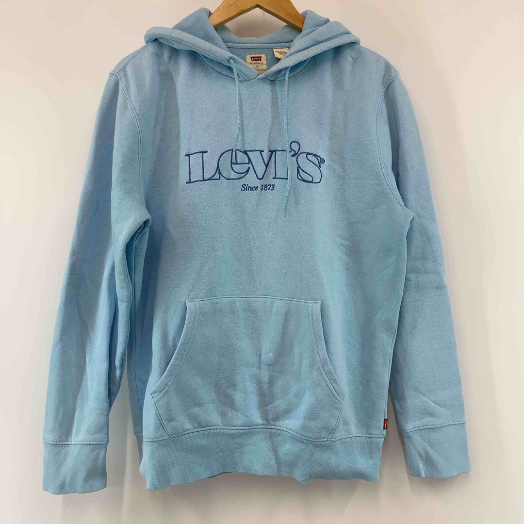 Levi's(リーバイス)のLevi’s リーバイス メンズ パーカー 裏起毛 水色 ブルー レディースのトップス(アンサンブル)の商品写真