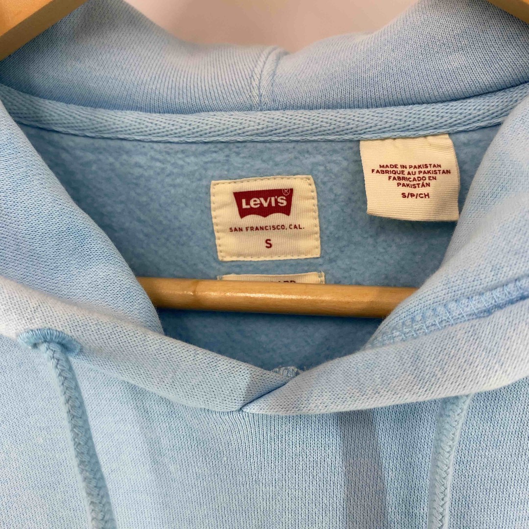 Levi's(リーバイス)のLevi’s リーバイス メンズ パーカー 裏起毛 水色 ブルー レディースのトップス(アンサンブル)の商品写真