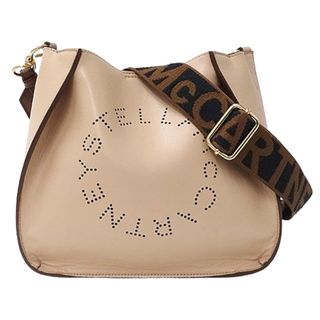 ステラマッカートニー(Stella McCartney)のステラ マッカートニー Stella McCartney バッグ レディース ブランド ショルダーバッグ レザー ベージュ ロゴ コンパクト 斜め掛け おしゃれ 【中古】(ショルダーバッグ)