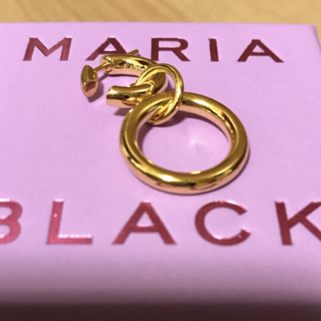 MARIA BLACK(マリアブラック)のマリアブラック  Dogma Earring ピアス  ゴールド　新品未使用 レディースのアクセサリー(ピアス)の商品写真