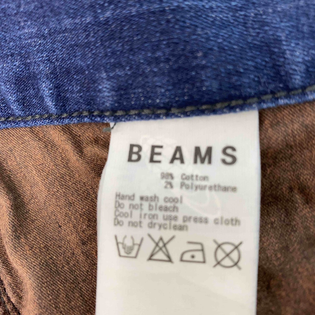 BEAMS(ビームス)のBEAMS ビームス メンズ デニム　ジーンズ　ウォッシュ加工　青 メンズのパンツ(デニム/ジーンズ)の商品写真