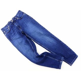 ザラ(ZARA)のZARA ザラ テーパード デニムパンツ size38/紺 ■■ レディース(デニム/ジーンズ)