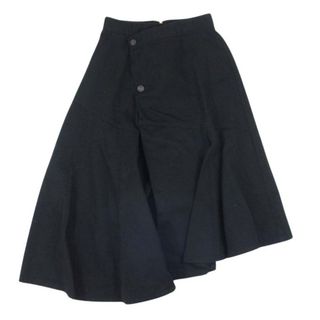 moussy - MOUSSY マウジー 010EAB11-5250 ASYMMETRY WRAP パネル切替 アシンメトリー ラップスカート ブラック系 2【中古】