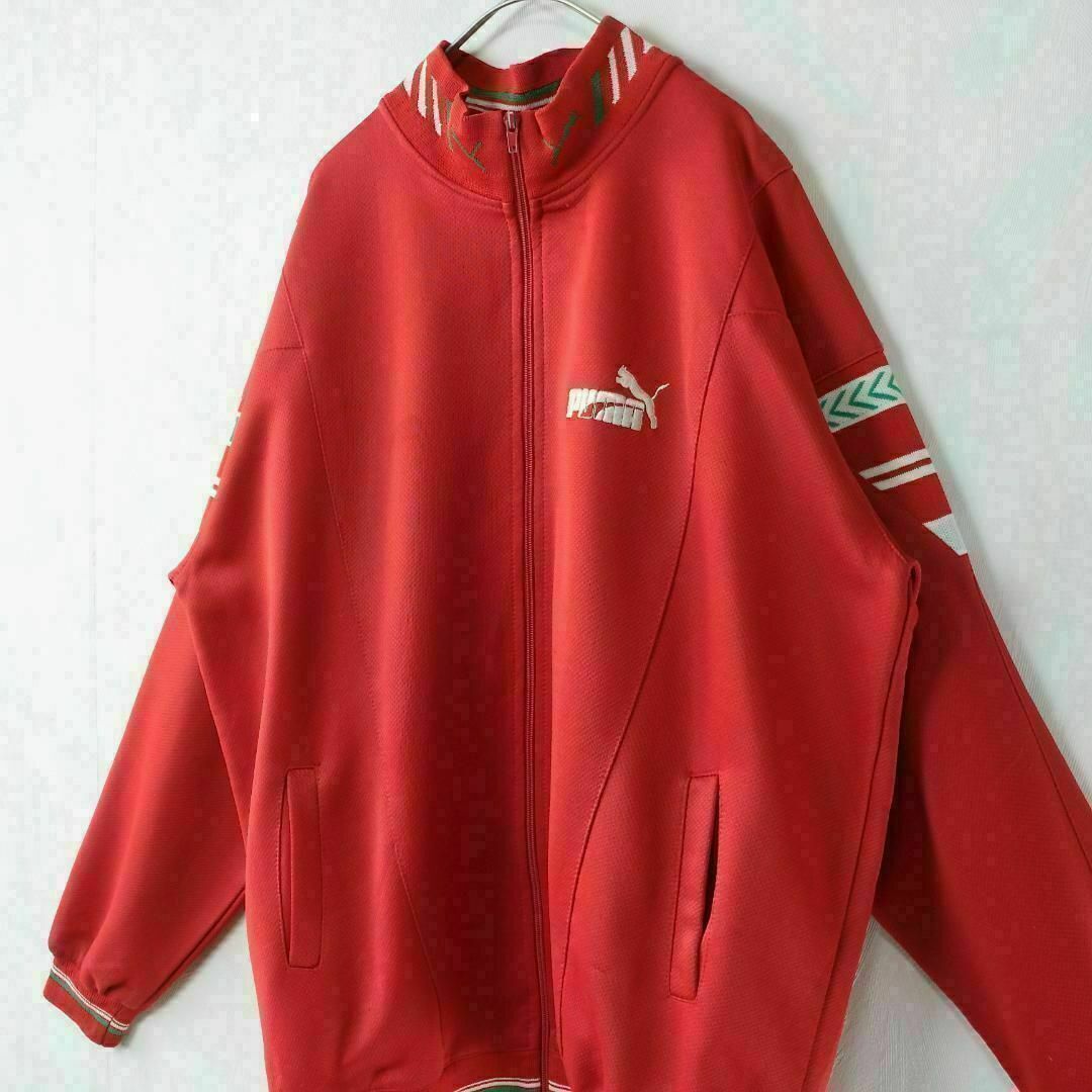 PUMA(プーマ)の【希少】PUMA プーマ トラックジャケット ジャージ 古着 80s 入手困難 メンズのトップス(ジャージ)の商品写真