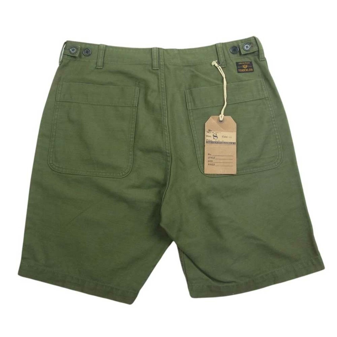 TENDERLOIN(テンダーロイン)のTENDERLOIN テンダーロイン ショートパンツ T-ARMY SHORTS F アーミー ショーツ OLIVE オリーブ系 S【中古】 メンズのパンツ(その他)の商品写真