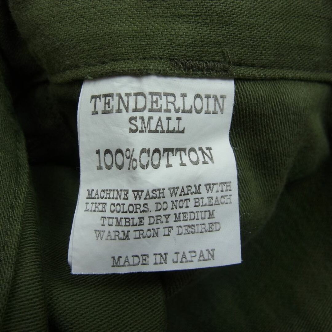 TENDERLOIN(テンダーロイン)のTENDERLOIN テンダーロイン ショートパンツ T-ARMY SHORTS F アーミー ショーツ OLIVE オリーブ系 S【中古】 メンズのパンツ(その他)の商品写真