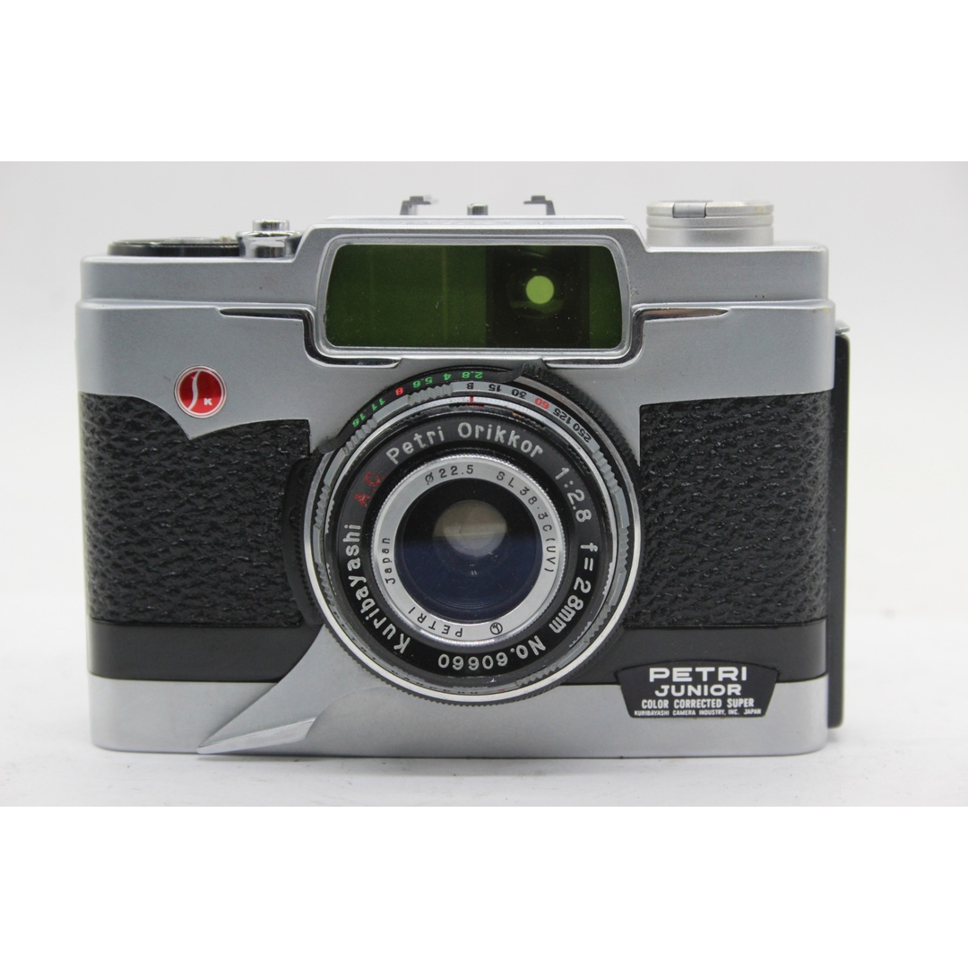 【返品保証】 ペトリ Petri Junior A.C. Petri Orikkor 28mm F2.8 カメラ  s8589 スマホ/家電/カメラのカメラ(フィルムカメラ)の商品写真