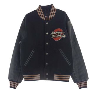 ハーレーダビッドソン(Harley Davidson)のHARLEY DAVIDSON ハーレーダビッドソン ジャケット 40225 GENUINE LEGEND 袖レザー スタジャン ブラック系 M【中古】(その他)