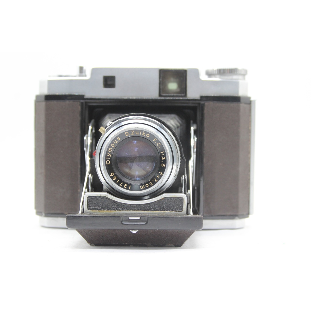 【訳あり品】 マミヤ Mamiya-6 Olympus D.Zuiko F.C. 7.5cm F3.5 蛇腹カメラ  s8592 スマホ/家電/カメラのカメラ(フィルムカメラ)の商品写真