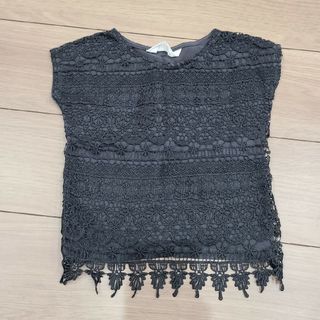 エイチアンドエム(H&M)のノースリーブ Tシャツ メッシュ アジアン 90 100 H＆M エイチアンドエ(Tシャツ/カットソー)