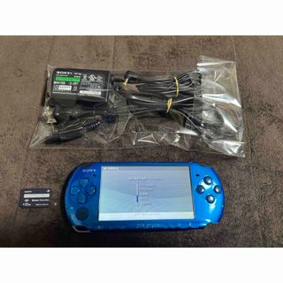 プレイステーションポータブル(PlayStation Portable)のPSP-3000   ブルー　ジャンク品(携帯用ゲーム機本体)