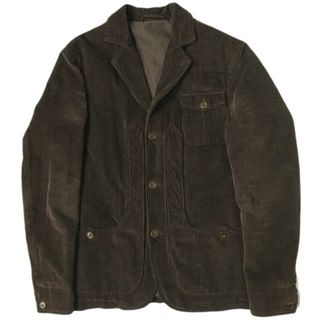 CAPALBIO カパルビオ イタリア製 CORDUROY HUNTING JACKET コーデュロイハンティングジャケット 24-16-1140-920 44 ダークブラウン アウター【中古】【CAPALBIO】(ブルゾン)