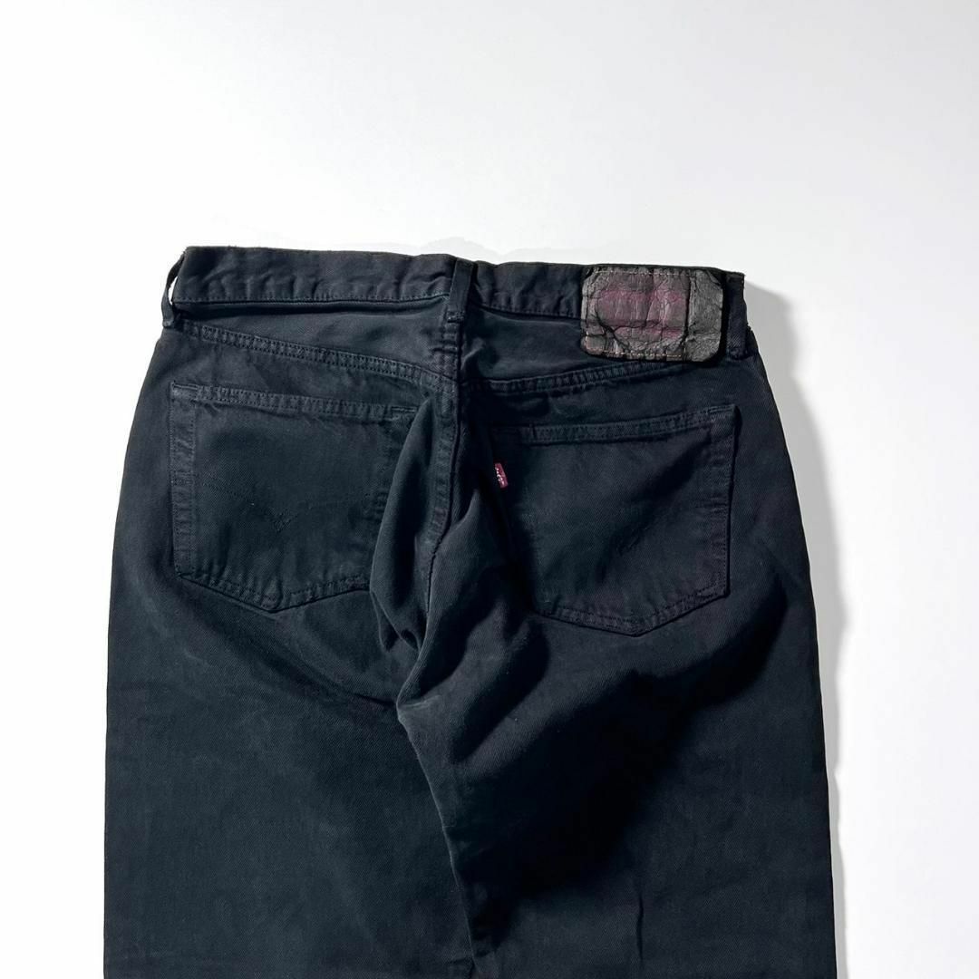 Levi's(リーバイス)の美品 ユーロリーバイス スペイン製 後染め 501 ブラックデニム W33 メンズのパンツ(デニム/ジーンズ)の商品写真