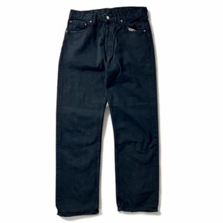 リーバイス(Levi's)の美品 ユーロリーバイス スペイン製 後染め 501 ブラックデニム W33(デニム/ジーンズ)