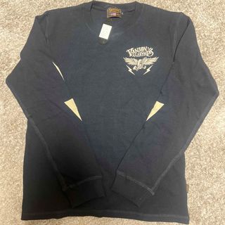 VANSON バンソン  天竺 ロンTEE フライングスター  黒