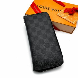 ルイヴィトン(LOUIS VUITTON)の【超極美品】ルイヴィトン ダミエ ジッピーヴェルティカル 長財布(長財布)