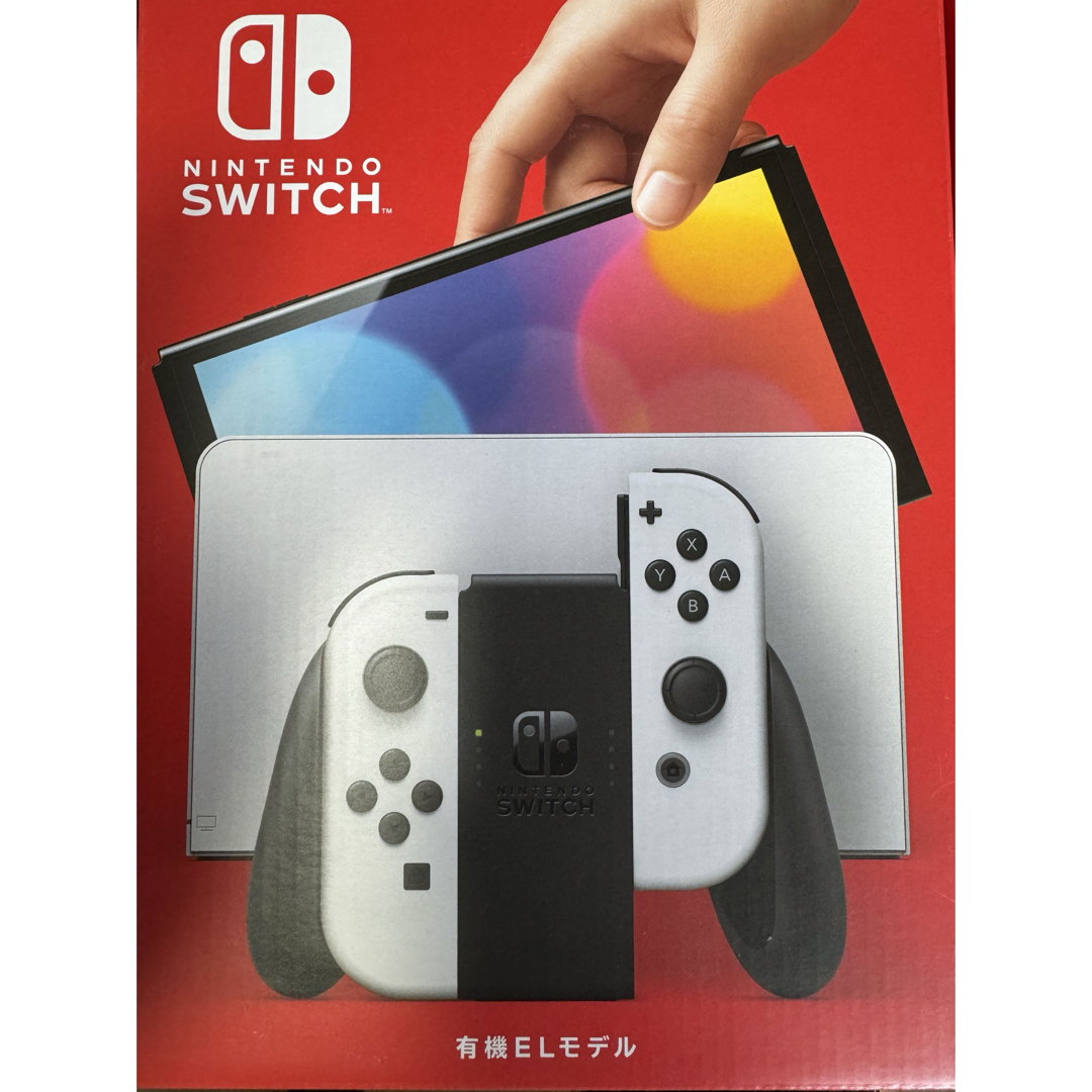 Nintendo Switch(ニンテンドースイッチ)の【新品未使用】Nintendo Switch （有機ELモデル） ホワイト エンタメ/ホビーのゲームソフト/ゲーム機本体(家庭用ゲーム機本体)の商品写真