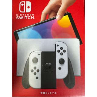 ニンテンドースイッチ(Nintendo Switch)の【新品未使用】Nintendo Switch （有機ELモデル） ホワイト(家庭用ゲーム機本体)