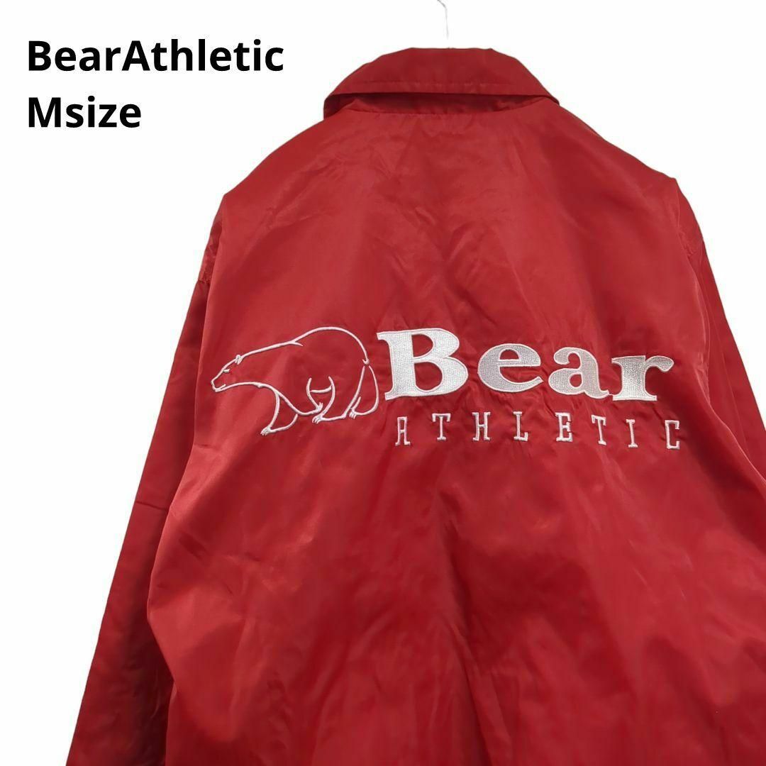 US輸入BearAthleticナイロンジャケットワークジャケット赤メンズMa1 | フリマアプリ ラクマ