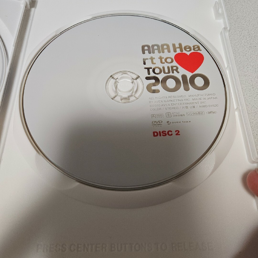 AAA　Heart　to　■　TOUR　2010 DVD エンタメ/ホビーのDVD/ブルーレイ(ミュージック)の商品写真