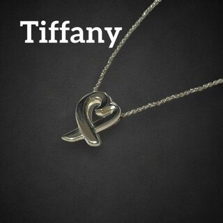 ティファニー(Tiffany & Co.)の✨美品✨　ティファニー　ラビングハート　ネックレス　シルバー　925 al44(ネックレス)