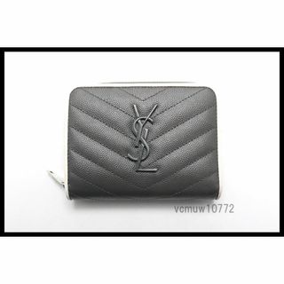 サンローラン(Saint Laurent)の近年 サンローランパリ Vステッチ 2つ折り財布■02am2232697(財布)