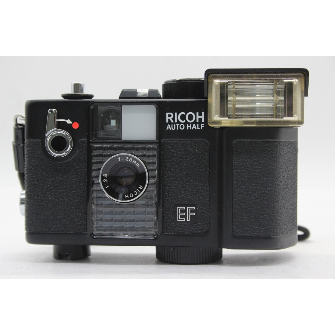 【返品保証】 リコー Ricoh Auto Half EF 25mm F2.8 フラッシュ コンパクトカメラ  s8617 スマホ/家電/カメラのカメラ(フィルムカメラ)の商品写真