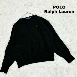 ポロラルフローレン(POLO RALPH LAUREN)のポロラルフローレン ウール ニットセーター US古着 ポニー刺繍 d26(ニット/セーター)