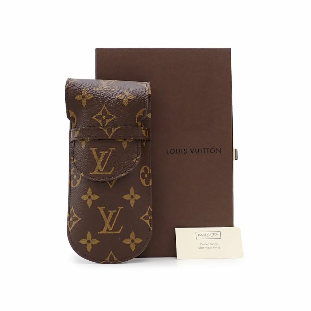 LOUIS VUITTON(ルイヴィトン)の未使用品 ルイ ヴィトン モノグラム エテュイ リュネット ラバ メガネケース 眼鏡入れ M62970 ブラウン ベージュ メンズのファッション小物(その他)の商品写真