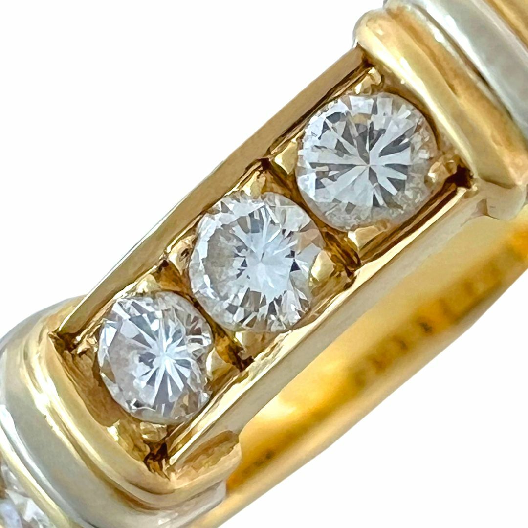 Cartier(カルティエ)のカルティエ　リング　コンテッサ　ダイヤ　K18　YG　WG　9号　指輪　レア レディースのアクセサリー(リング(指輪))の商品写真