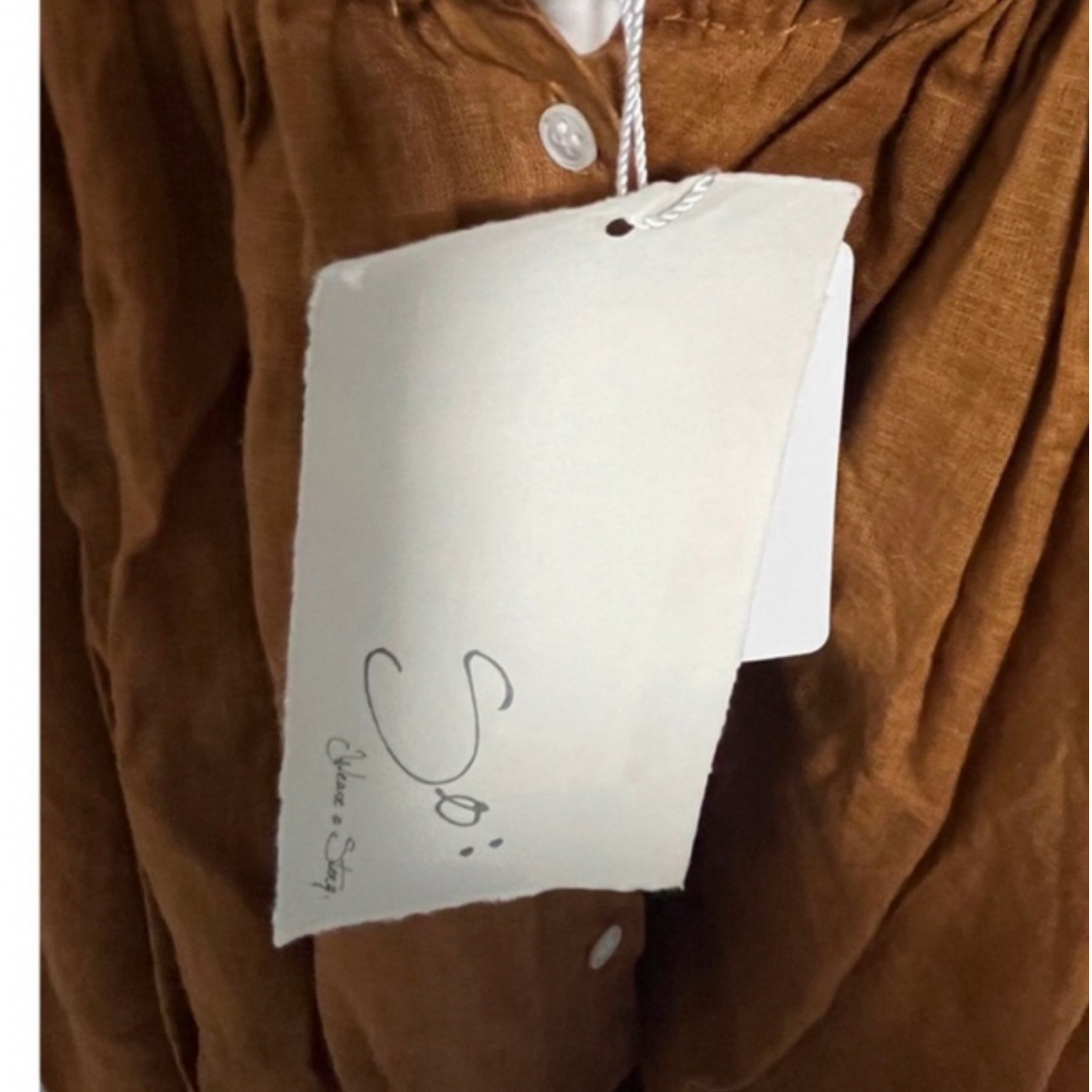 【新品未使用】SO  リネンシャツ＋peniphass 長袖Tシャツ レディースのトップス(シャツ/ブラウス(半袖/袖なし))の商品写真