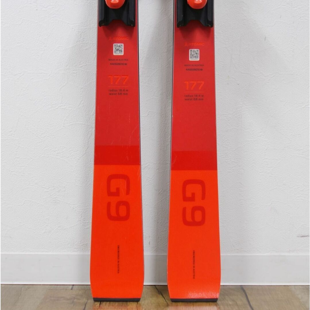 美品 アトミック ATOMIC REDSTER G9 177cm センター69mm レッド 美品 アトミック ATOMIC REDSTER G9 177cm センター69mm レッド