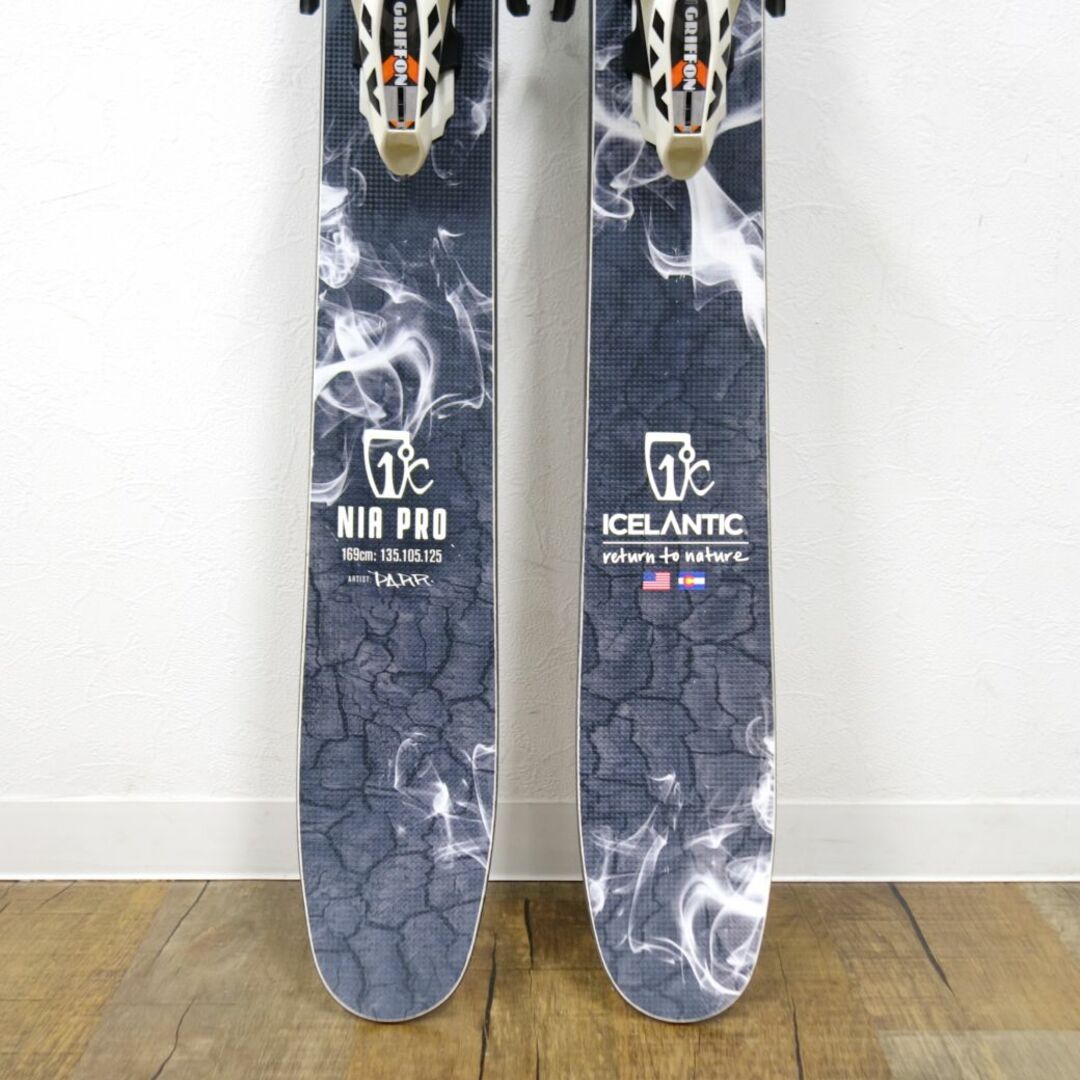 美品 アイスランティック ICELANTIC NIA PRO 169cm センター105mm 20-21モデル ビンディング MARKER GRIFFON13 ゲレンデ スキー アウトドア スポーツ/アウトドアのスキー(板)の商品写真