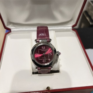 カルティエ(Cartier)のCartier  カルティエ　パシャC  時計　限定　ピンク(腕時計(アナログ))