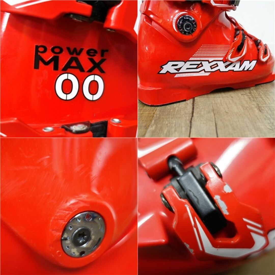 美品 レグザム REXXAM MAX 100 BX-S17 RED 27cm 313mm スキー 美品 レグザム REXXAM MAX 100 BX-S17 RED 27cm 313mm スキー