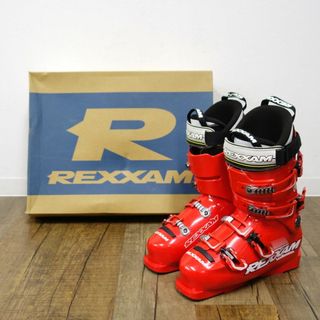 美品 レグザム REXXAM MAX 100 BX-S17 RED 27cm 313ｍｍ スキーブーツ 17-18年モデル 中上級モデル ゲレンデ アウトドア(ブーツ)