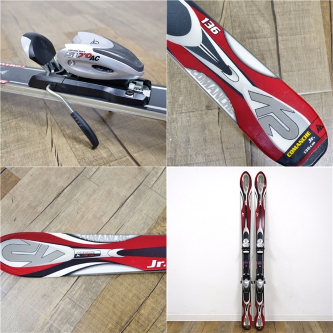 ケーツー K2 COMANCHE Jr 136cm ビンディング TYROLIA SL70AC ケーツー K2 COMANCHE Jr 136cm ビンディング TYROLIA SL70AC