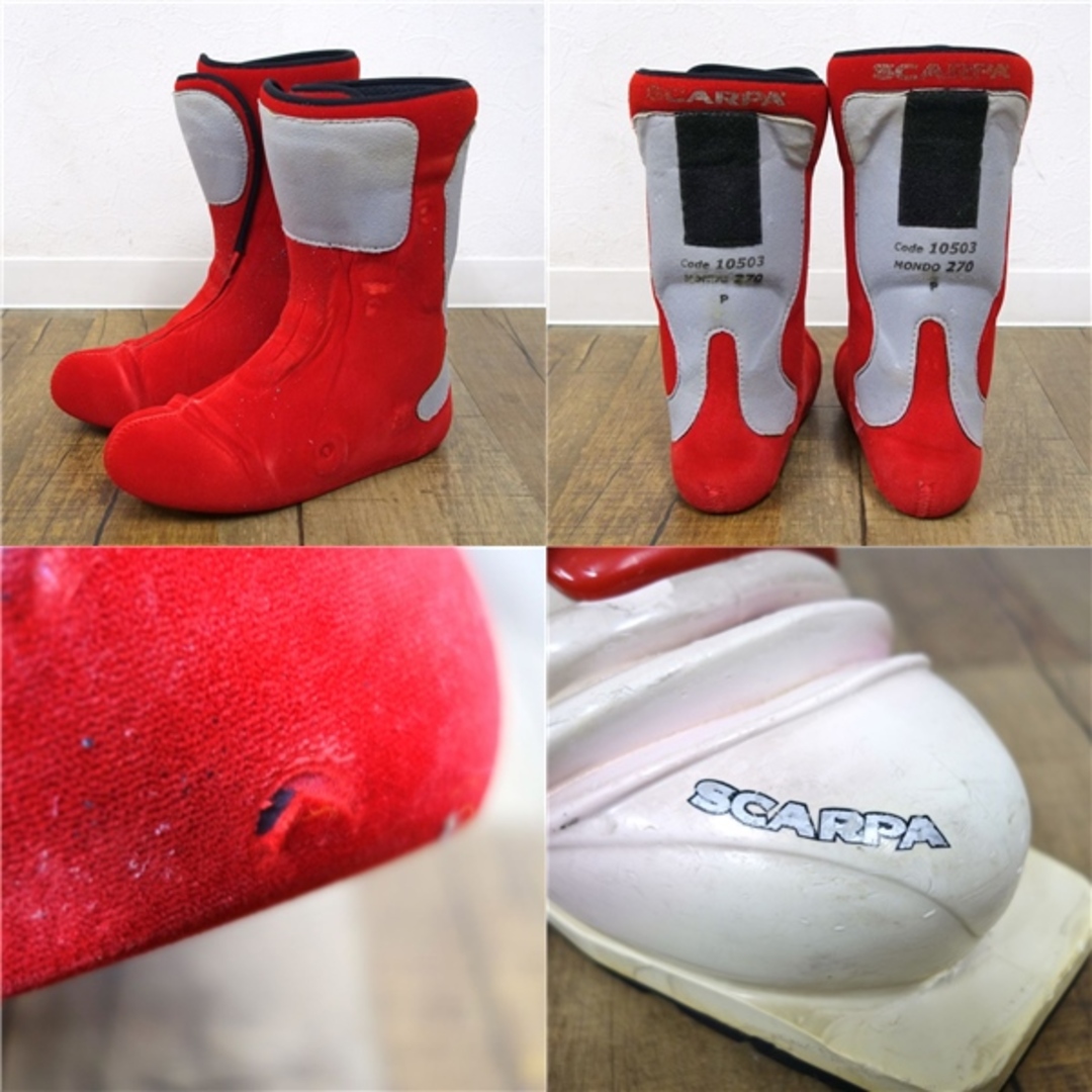 スカルパ SCARPA T RACE テレマーク スキーブーツ 27cm 75mm 3 スカルパ SCARPA T RACE テレマーク スキーブーツ 27cm 75mm 3