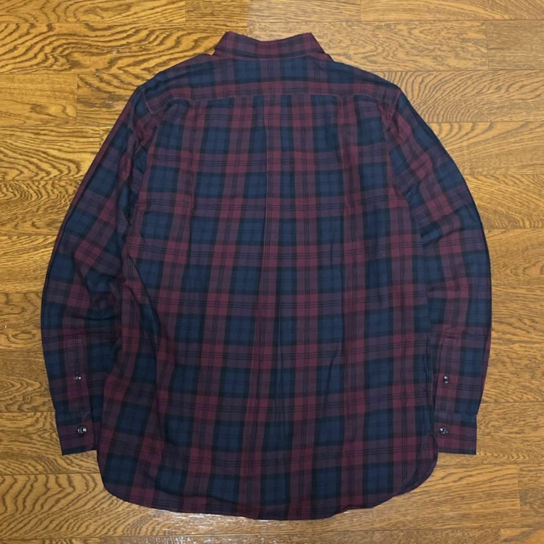 FRED PERRY(フレッドペリー)のFRED PERRY フレッドペリー チェックシャツ長袖 刺繍ワンポイントロゴ メンズのトップス(Tシャツ/カットソー(七分/長袖))の商品写真