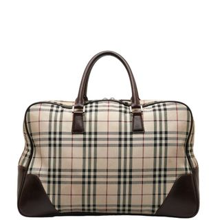 バーバリー(BURBERRY)のバーバリー ノバチェック ボストンバッグ ハンドバッグ キャンバス レディース BURBERRY 【1-0142577】(ボストンバッグ)