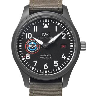 インターナショナルウォッチカンパニー(IWC)のパイロットウォッチ マーク18 トップガン SFTI Ref.IW324712 中古品 メンズ 腕時計(腕時計(アナログ))