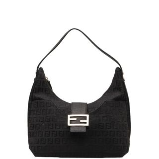 フェンディ(FENDI)のフェンディ ズッキーノ マンマバケット ワンショルダーバッグ キャンバス レディース FENDI 【1-0143355】(ショルダーバッグ)