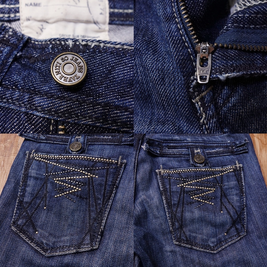 TAVERNITI SO JEANS(タヴァニティソージーンズ)の23インチ ブーツカットジーンズ タバニティソージーンズ デニム パンツ ML2 レディースのパンツ(デニム/ジーンズ)の商品写真