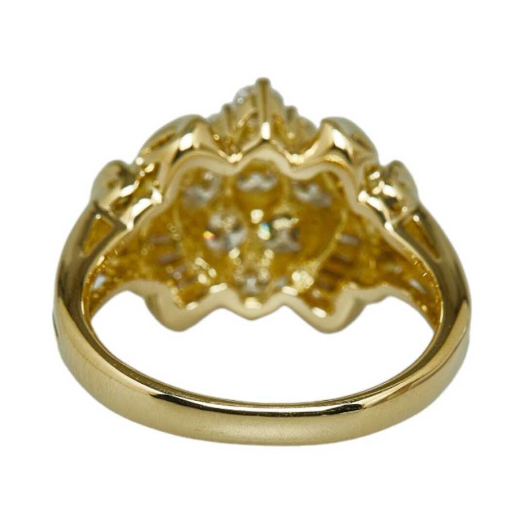 美品 K18YG イエローゴールド リング 指輪 ダイヤ 1.30ct 【1-0143807】 レディースのアクセサリー(リング(指輪))の商品写真