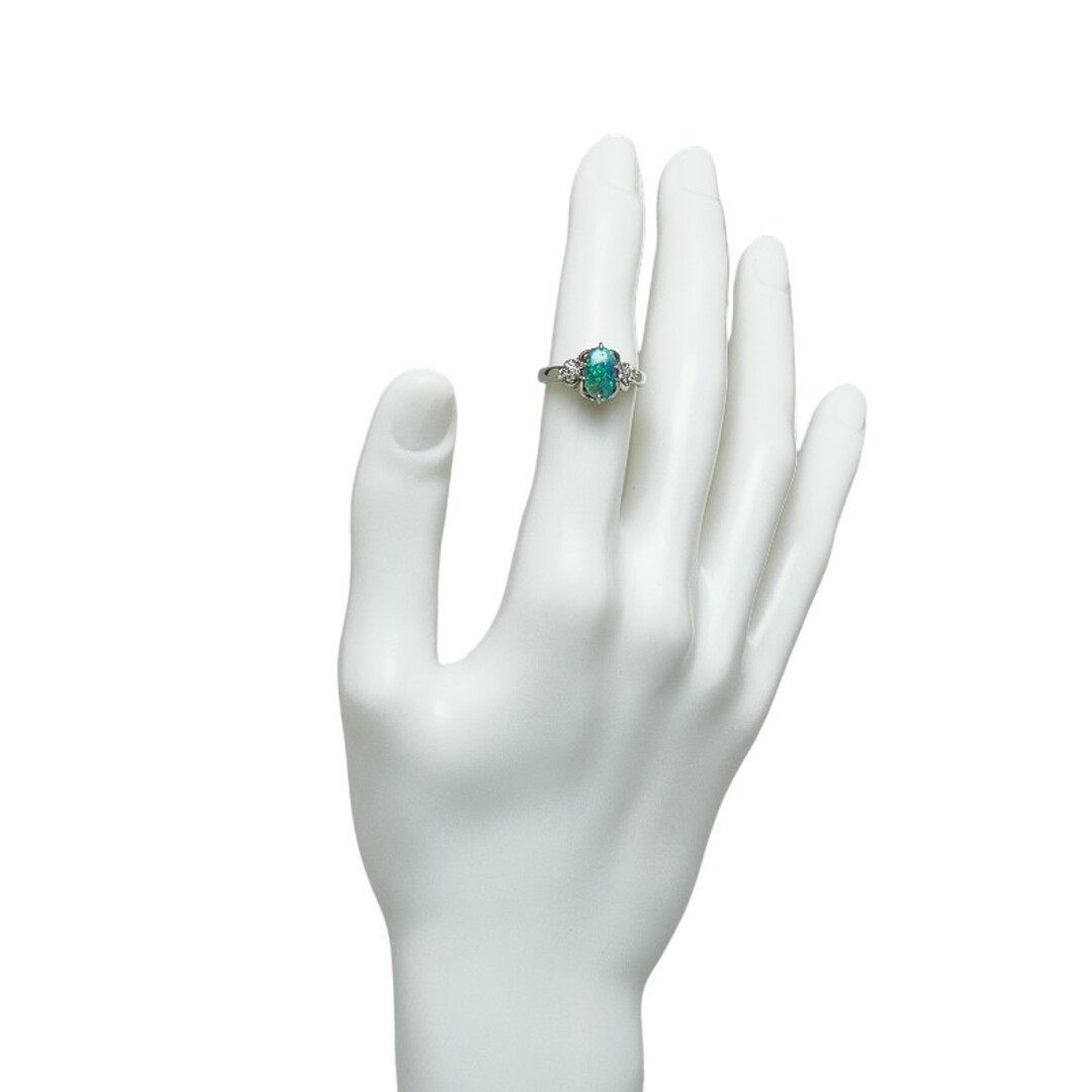 PM ピーエム リング 指輪 ブラックオパール 1.04ct ダイヤ 0.12ct 【1-0144122】 レディースのアクセサリー(リング(指輪))の商品写真