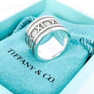 ティファニー(Tiffany & Co.)の美品☆ティファニー アトラス ワイド リング 12号 シルバー SV925 指輪(リング(指輪))