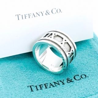 ティファニー(Tiffany & Co.)の美品☆ティファニー アトラス ワイド リング 10号 シルバー SV925 指輪(リング(指輪))