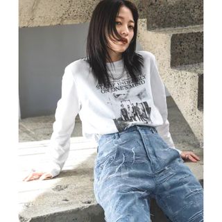 ジーナシス(JEANASIS)のJEANASIS グラフィックビンテージロンT(Tシャツ(長袖/七分))